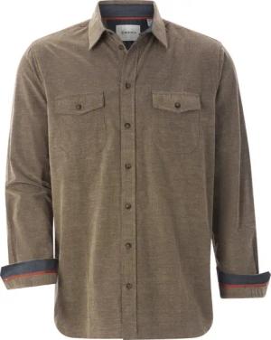 Cordhemd GALDIN beige