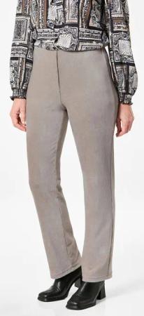 Cordhose CARLA aus Jersey - stein - Gr. 215 von Goldner Fashion