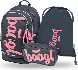Core Logo Pink Schulrucksack-Set 3tlg.: Schulrucksack, Federmäppchen, Turnbeutel
