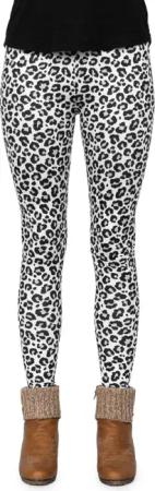 cosey Leggings Leo Line Leggings im Leoparden-Design, 2 Größen (XS–S & M–L) 34/XS bis 36/S