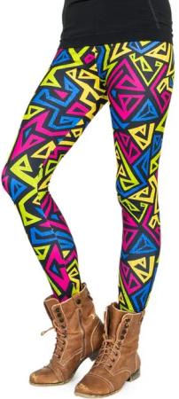 cosey Leggings Neon Line Leggings, 2 Größen (XS–S & M–L) (38/M bis 40/L)
