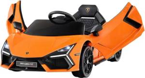 COSTWAY Elektro-Kinderauto, Belastbarkeit 25 kg, Lamborghini Elektroauto, mit USB- und MP3-Anschlüsse