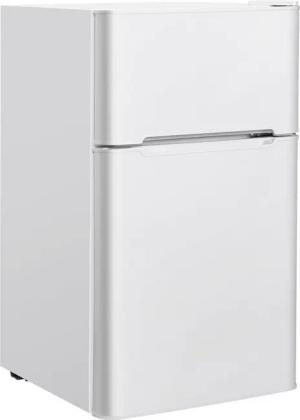 COSTWAY Kühlschrank BCD-90, 86 cm hoch, 48.5 cm breit, Gefrierkombination