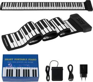 COSTWAY Spielzeug-Musikinstrument, (1 tlg), 88 Tasten Roll-Up Klavier, Klavierkeyboard, E-Piano, faltbar