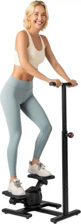 COSTWAY Stepper, Treppensteiger mit höhenverstellbarem Lenker, bis 136 kg