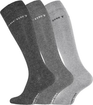 Cotton Prime® Kniestrümpfe 3 Paar Comfort (3-Paar) in angenehmer Baumwollqualität