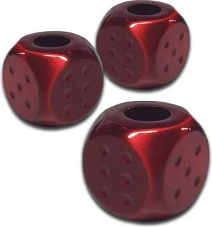 Coumo Aschenbecher 3x Gluttöter Dice Design, Metallic Würfel, Glutkiller Aschenbecher
