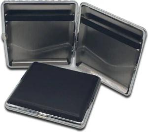 Coumo Aufbewahrungsbox Zigarettenetui, Echtleder, Leder, Vintage Klassik