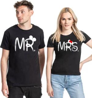 Couples Shop T-Shirt Mr. & Mrs. Mister Misses Partner Look T-Shirt (1-tlg) mit lustigen Print