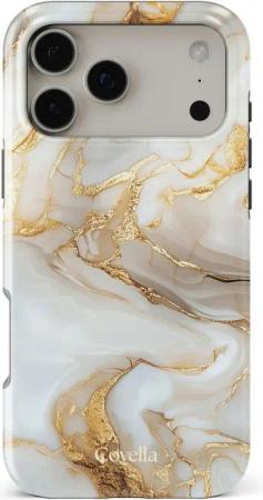 Covella Handyhülle Handyhülle iPhone 17 Pro MagSafe Hülle Premium Marbel Stoßfest