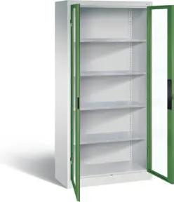 C+P Werkzeugschrank Acurado, H1950xB930xT400mm, Front Resedagrün, Korpus Lichtgrau (8920-055)