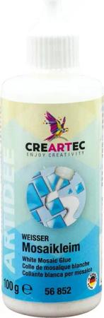 CREARTEC Klebstoff weißer Mosaikkleber - 100g, ideal um alle Arten von Mosaiksteinen aufzukleben - Made in Germany
