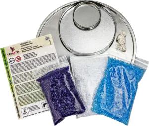 CREARTEC Kreativset 5300222, Colouraplast Schmelzgranulat "Sky Traumfängerset", zum Basteln eines eigenen Traumfängers - Made in Germany