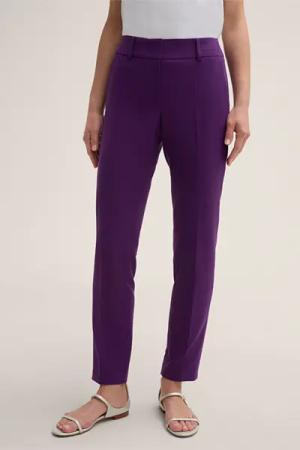 Crêpe-Anzug-Hose in Lila