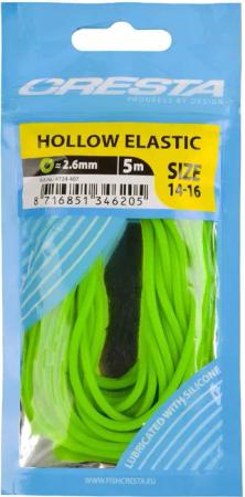 Cresta Hollow Elastic 2.6 mm  5 m Fluor  green