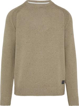 Crew-Neck-Pullover mit Farbeffekt