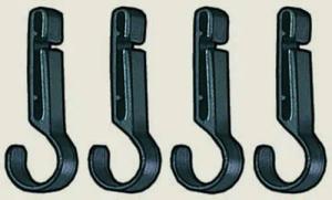 Crochlamp S Petzl Pack 4 Haken Befestigung Stirnlampe Helme Kanten Filigran