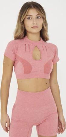 Crop Top zum Training LEXI kurzärmelig