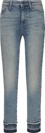 Cropped Jeans Izabell / Skinny Fit / Mid Rise / Skinny Leg / mit offenem Saum