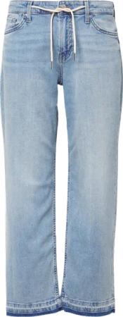 Cropped-Jeans Karolin / Regular Fit / Mid Rise / Straight Leg / offener Saum