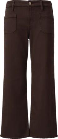 Cropped Jeans / Slim Fit / Mid Rise / Flared Leg / offener Saum