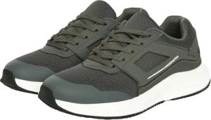 Crosshatch - "Holywell" Sneaker für Herren, Flyknit (Grau/Weiß)