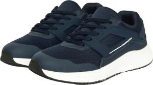 Crosshatch - "Holywell" Sneaker für Herren, Flyknit (Marine/Weiß)