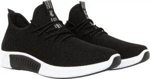 Crosshatch - "Rideout" Sneaker für Herren (Schwarz/Weiß)