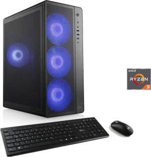 CSL Levitas V29205 PC (AMD Ryzen 3 3200G, 16 GB RAM, 500 GB SSD, Luftkühlung)
