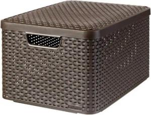Curver Aufbewahrungskorb, Praktischer Ablagekorb Große L