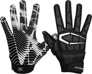 Cutters Gloves | Jugend American Football Handschuhe| Größe M Farbe Black
