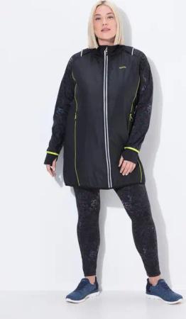 Damen 2-in-1-Funktionsmantel Ärmel abnehmbar Zipptaschen