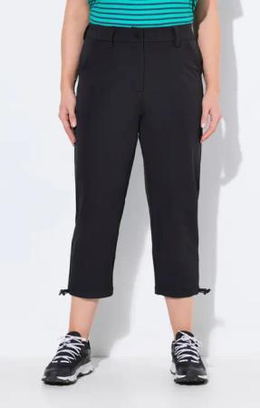 Damen 3/4-Softshell-Hose superdünn Saum verstellbar