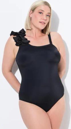 Damen Badeanzug 3D-Dekor Softcups Träger abnehmbar recycelt