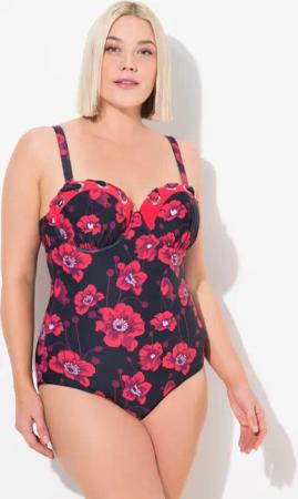 Damen Badeanzug Blüten Cups recycelt