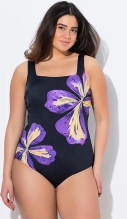 Damen Badeanzug Blüten Softcups recycelt