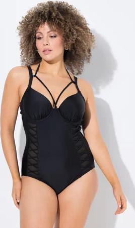 Damen Badeanzug Bügel-Softcups Neckholder