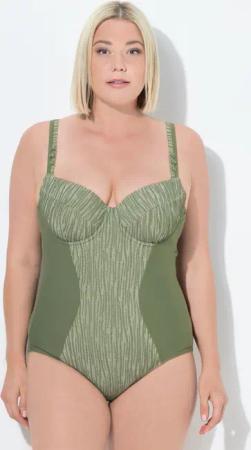 Damen Badeanzug Bügel-Softcups Träger verstellbar recycelt