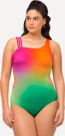 Damen Badeanzug Cut-Outs Softcups Dreier-Träger