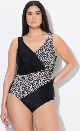 Damen Badeanzug drapiert Softcups recycelt