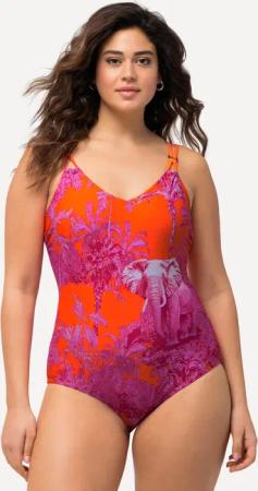 Damen Badeanzug Elefant ohne Softcups Träger verstellbar