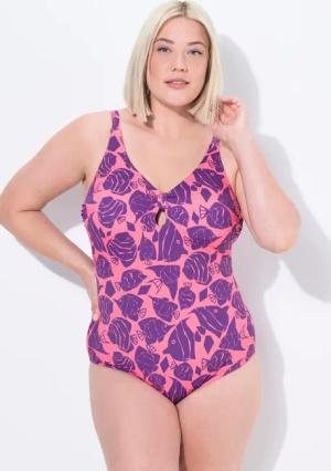 Damen Badeanzug Fische Softcups recycelt