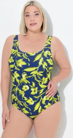 Damen Badeanzug floraler Druck ohne Softcups