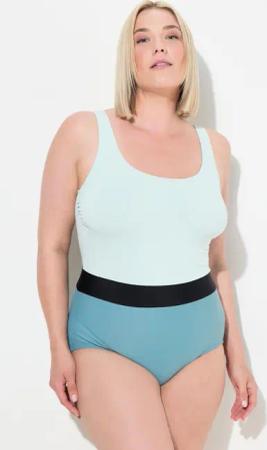 Damen Badeanzug Glitzer ohne Softcups recycelt