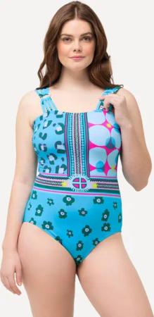 Damen Badeanzug Mustermix Softcups recycelt
