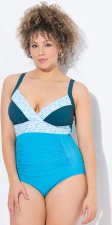 Damen Badeanzug Patchlook Softcups recycelt