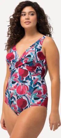 Damen Badeanzug Punkte Softcups Zierknoten