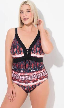 Damen Badeanzug Schnürung Softcups recycelt