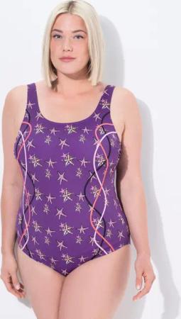 Damen Badeanzug Seesterne ohne Softcups Zierpaspeln