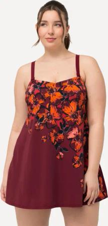 Damen Badekleid Blüten Softcups Träger verstellbar recycelt